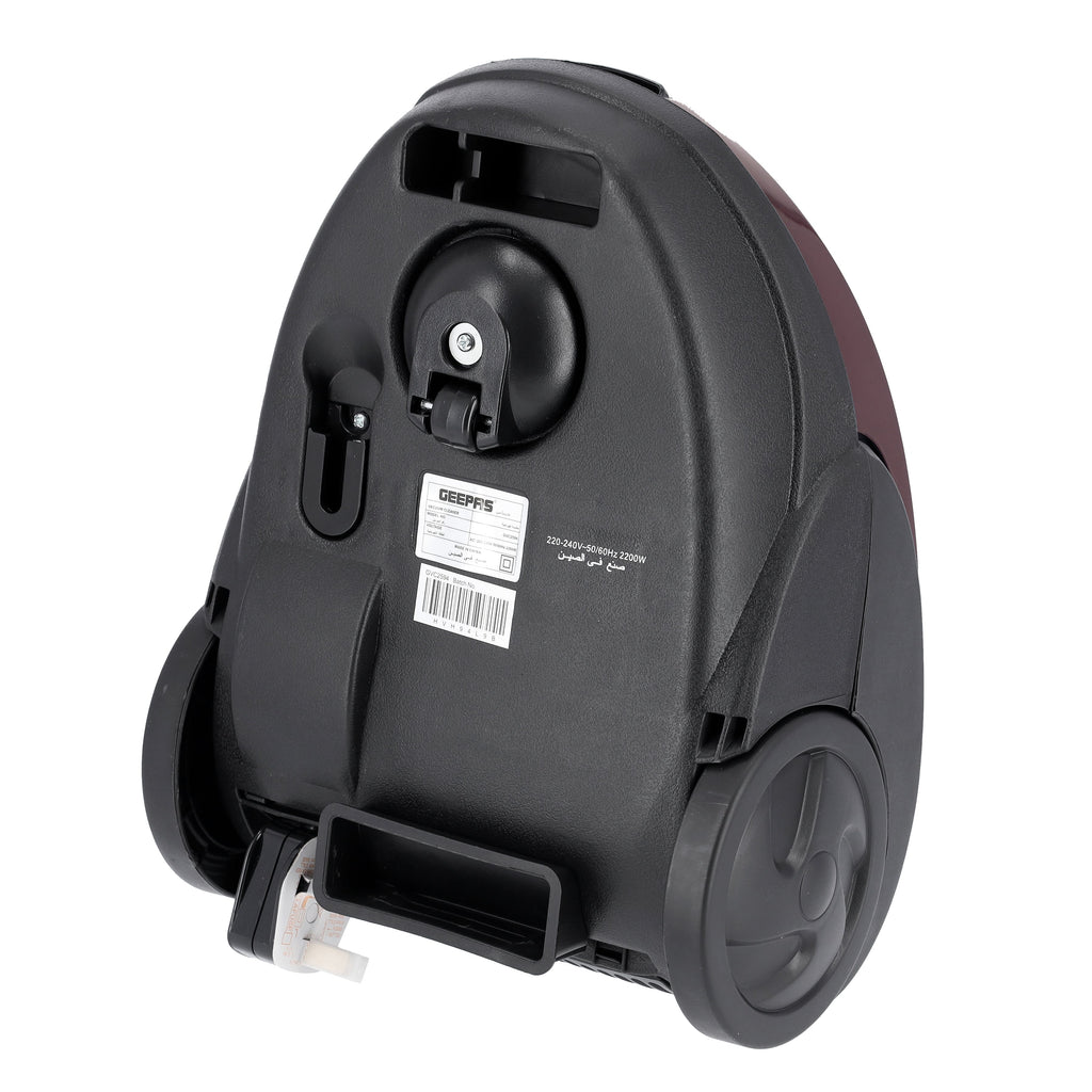 Geepas Vacuum Cleaner â?? 2200W, 1.5L, Low Noise, Dust Indicator, Compact