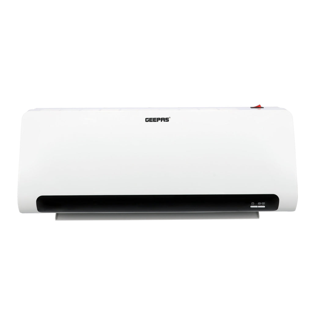 Geepas PTC Ceramic Wall Heater | LED Display | Electronic Temperature Control| 2200W Power | 2 Heat Settings | Remote Control | Timer & Overheat Protection
