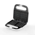 Geepas GWM676 Waffle Maker | 750W | Non-Stick | Dual Lights | Cool Handle | Overheat Protection