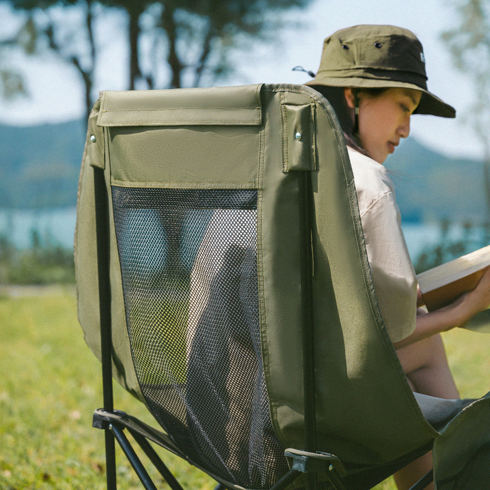 Naturehike Sea Star High-Back Mesh Moon Chair | Green
