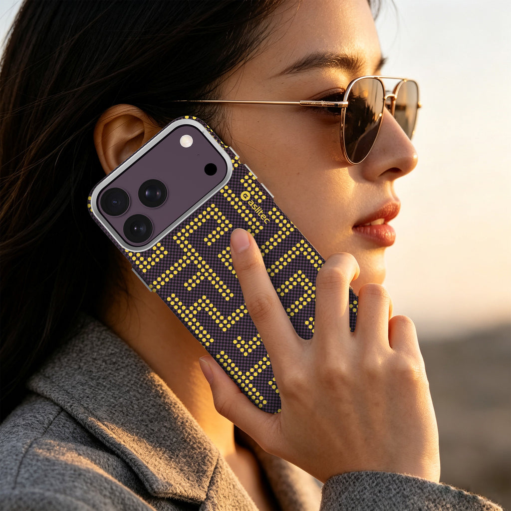 aslitec MAZEMAG MagSafe Case with Maze Pattern & Metal Accents for iPhone 18 Pro & 18 Pro Max