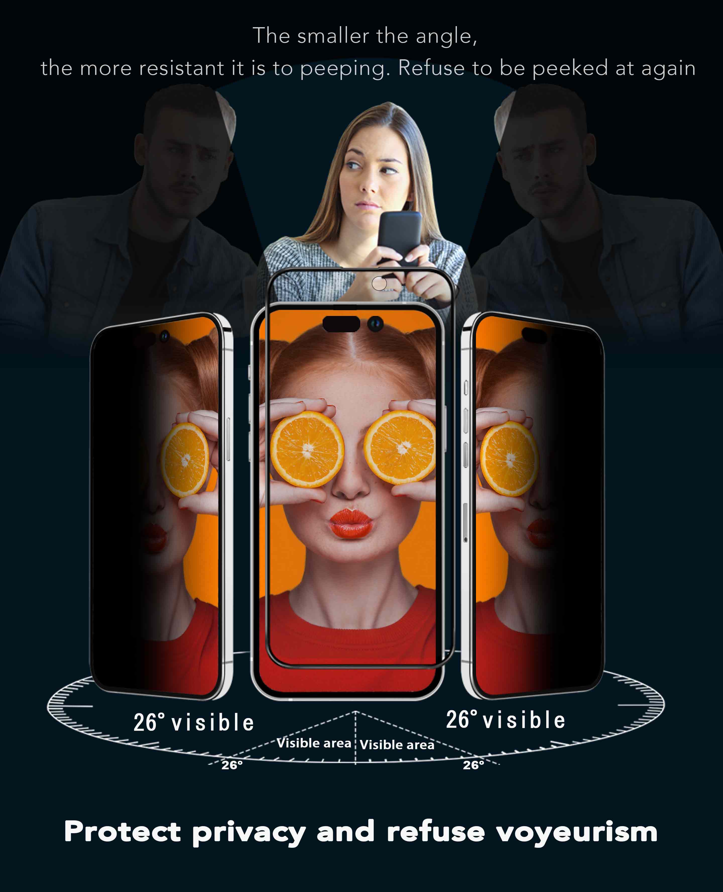 Anank iPhone 11 Pro Privacy Glass 2.5D