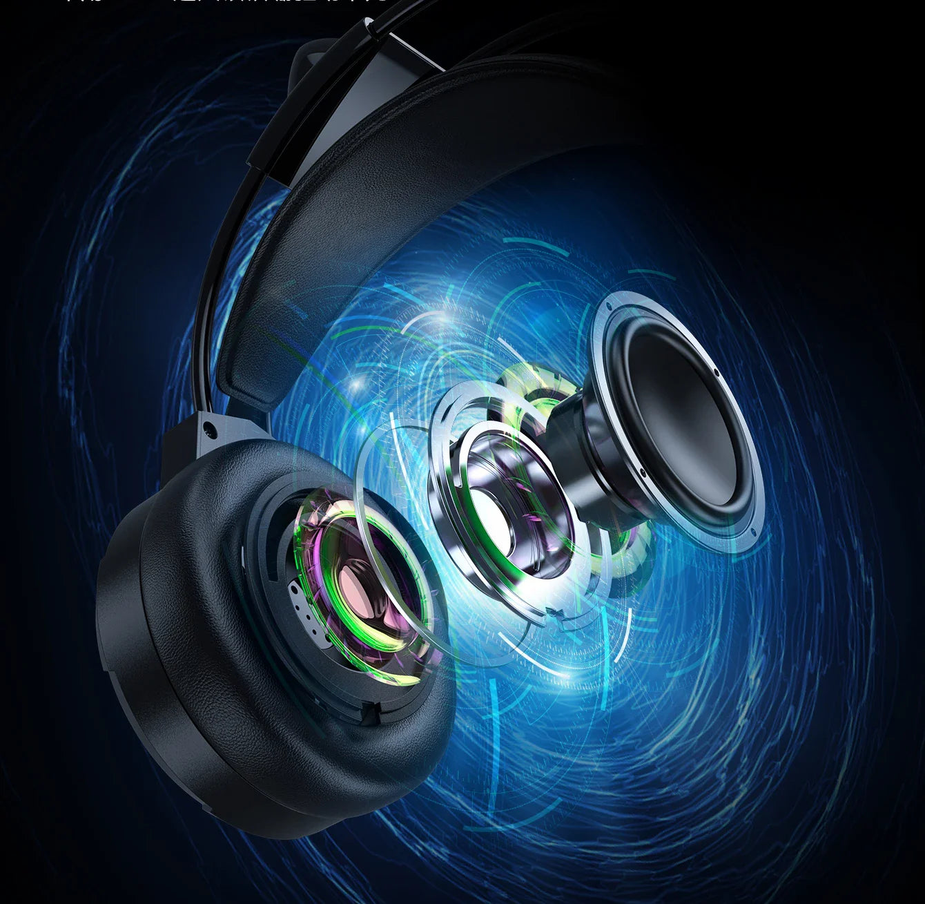 Batxellent Gaming Headphones With 3.5mm Jack | Black