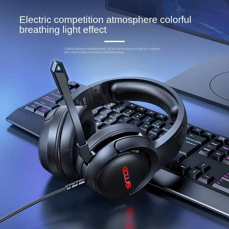 Colusi Multi-Platform Gaming Headset â€“ 3.5mm + USB For PC, PS4/PS5, Xbox, Switch | Black