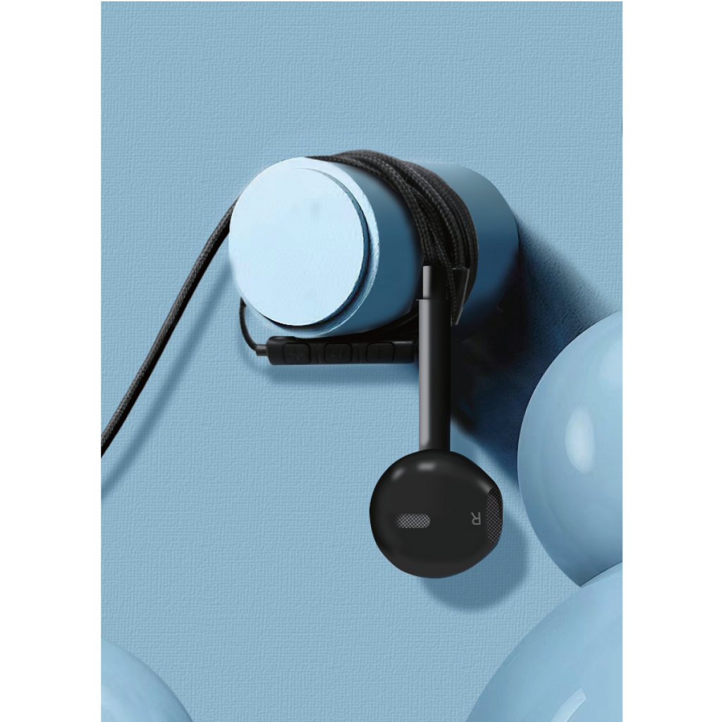 Asli Global SoundPods Mono Single Earphone with Lightning Connector, 1.2m | Black