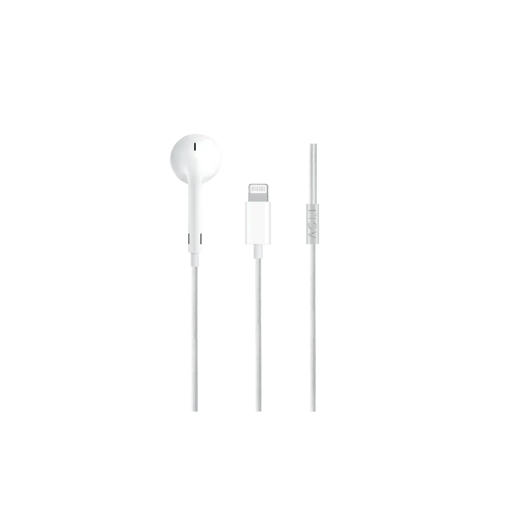 Asli Global SoundPods Mono Single Earphone with Lightning Connector, 1.2m