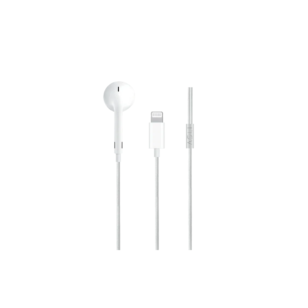 Asli Global SoundPods Mono Single Earphone with Lightning Connector, 1.2m
