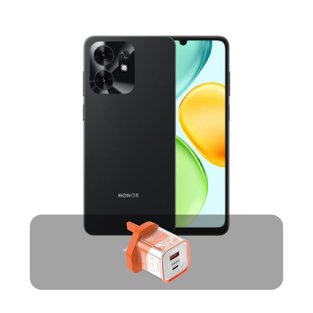 Honor X6d 5G Smartphone – 4GB RAM, 256GB Storage + Bundle Offer | Midnight Black