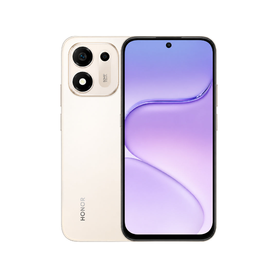 HONOR X7e Plus 5G Dual SIM Smartphone, 128GB, 6GB RAM | Desert Gold
