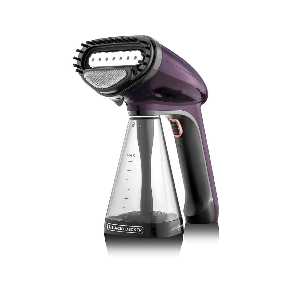 Black & Decker 1500W Handheld Handy Garment Steamer | Purple