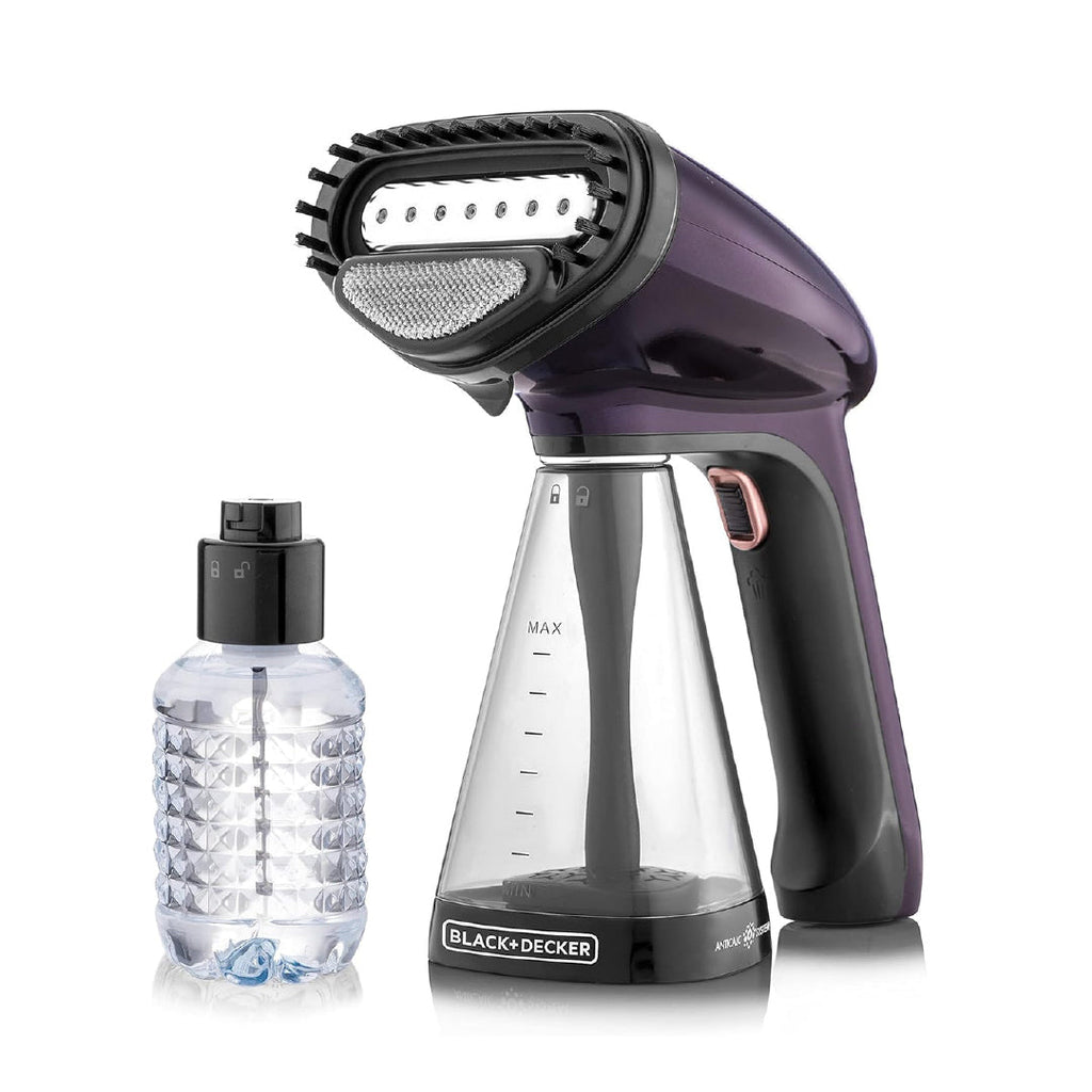 Black & Decker 1500W Handheld Handy Garment Steamer | Purple