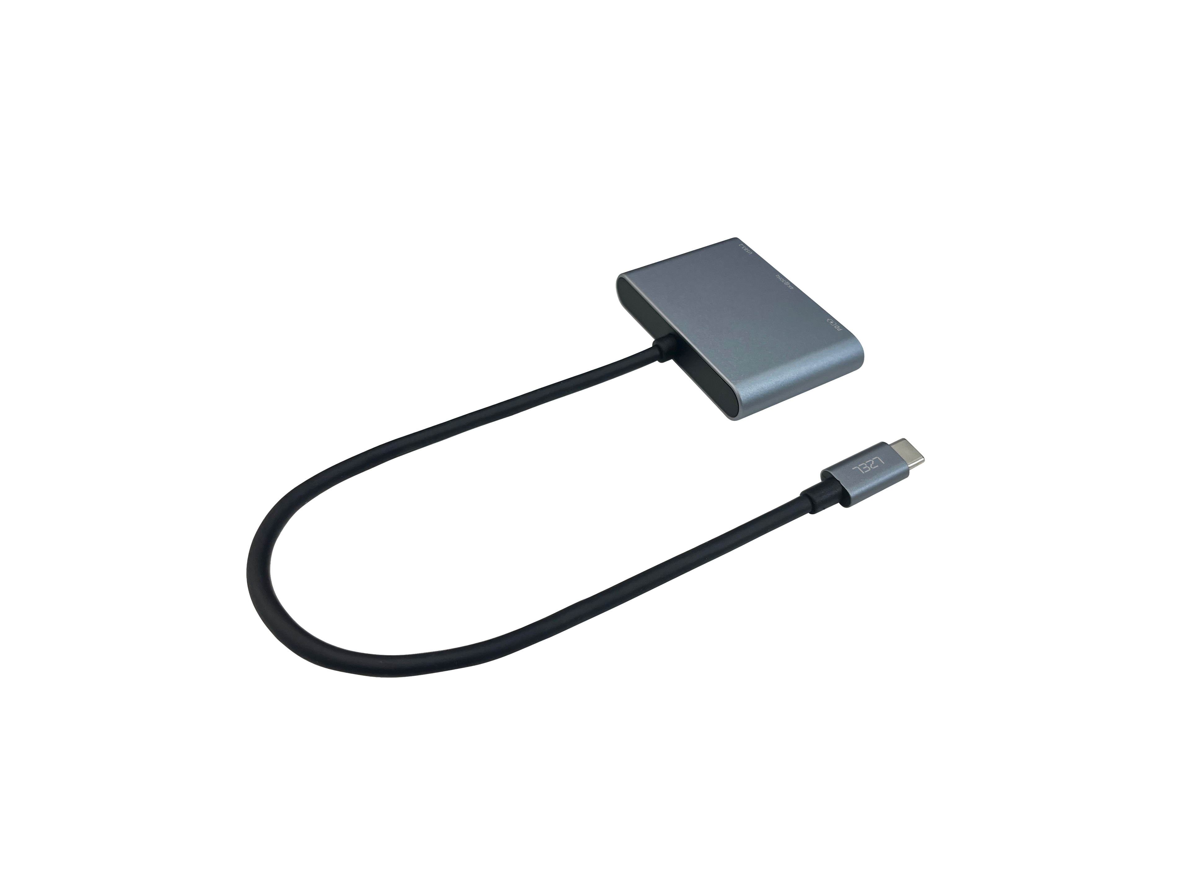 LZEL Hubtrio Nexus 3 In 1 USB-C Hub 100w 4k 10Gbps | Black