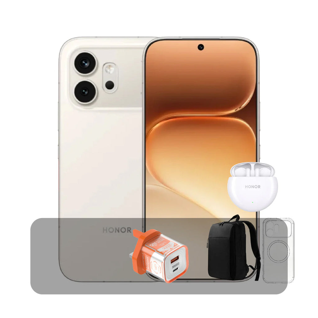 Honor 600 Dual Sim – 256GB , 8GB RAM, 5G + Bundle Offer | Golden White