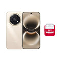 HUAWEI Nova 15 Max Smartphone 256GB, 8GB RAM, 6.84-Inch 120Hz OLED Display, Kirin Processor | Gold + HUAWEI FreeBuds SE 2 Wireless Earbuds