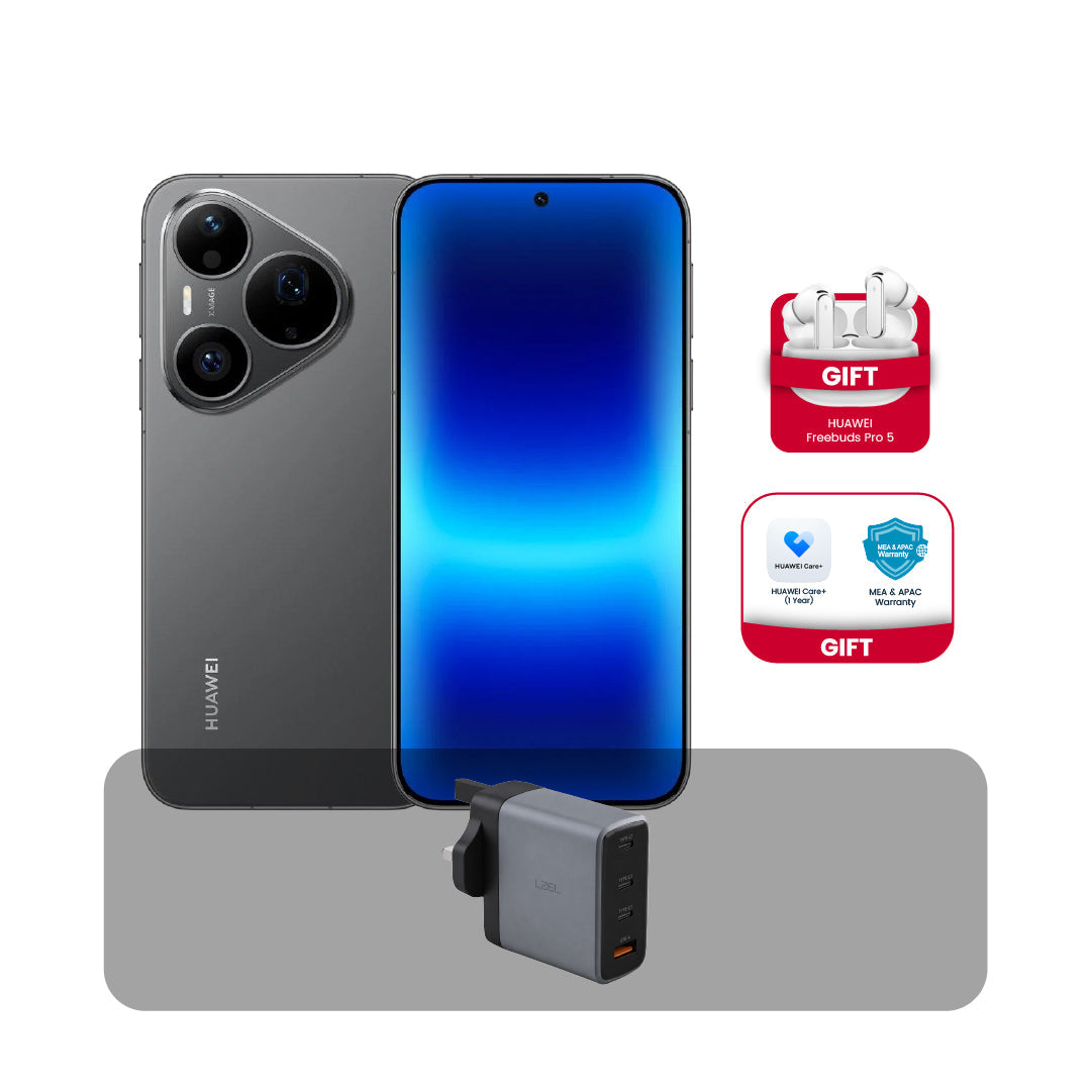 Huawei Pura 90S Pro Smartphone – 5G+, Dual SIM, 12GB RAM, 256GB, 6.6-inch OLED 120Hz Display + Bundle Offer | Black