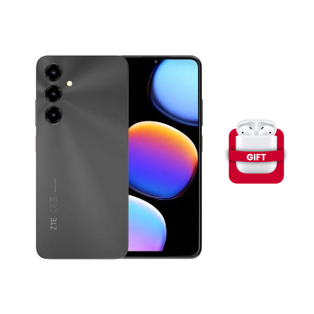 ZTE V80 Max 4G Smartphone â€“ 4GB RAM + 10GB Extended RAM, 256GB Storage | Space Black