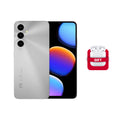 ZTE V80 Max 4G Smartphone â€“ 4GB RAM + 10GB Extended RAM, 256GB Storage | Stellar Silver