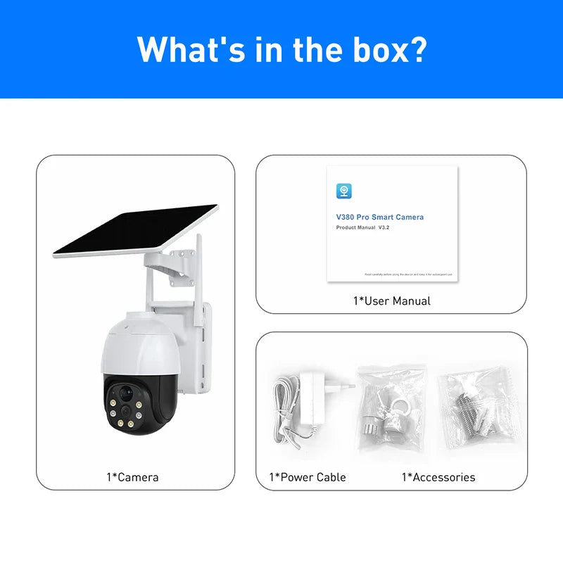 Hd Outdoor Solar Smart Security Camera