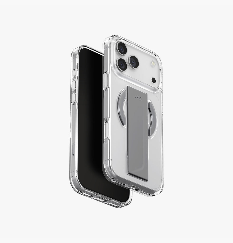 Uniq Hybrid Heldro Air MagSafe Case for iPhone 17 Pro | Lucent Clear