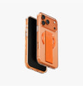Uniq Hybrid Heldro Air MagSafe Case for iPhone 17 Pro | Volt Orange
