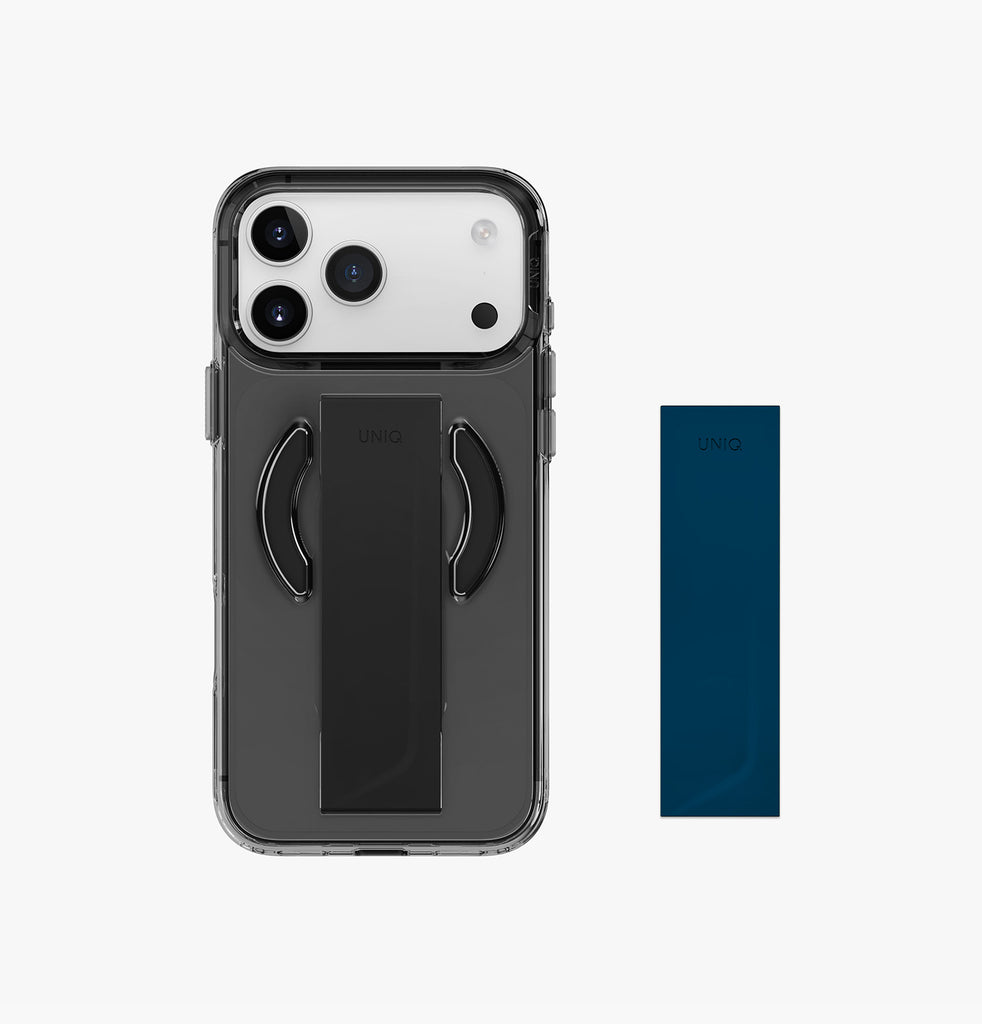 Uniq Hybrid Heldro Air MagSafe Case for iPhone 17 Pro | Vapour Smoke