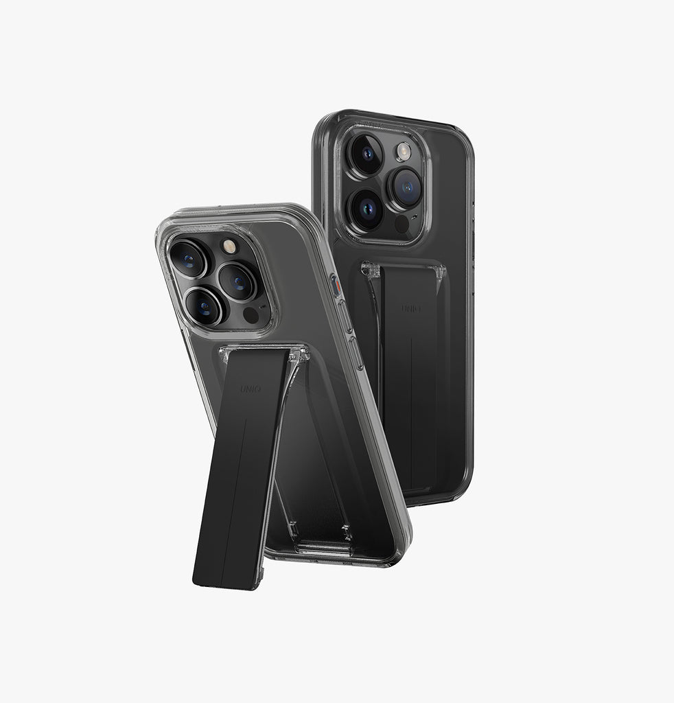 Uniq Heldro Mount iPhone 15 Pro Case | Smoke