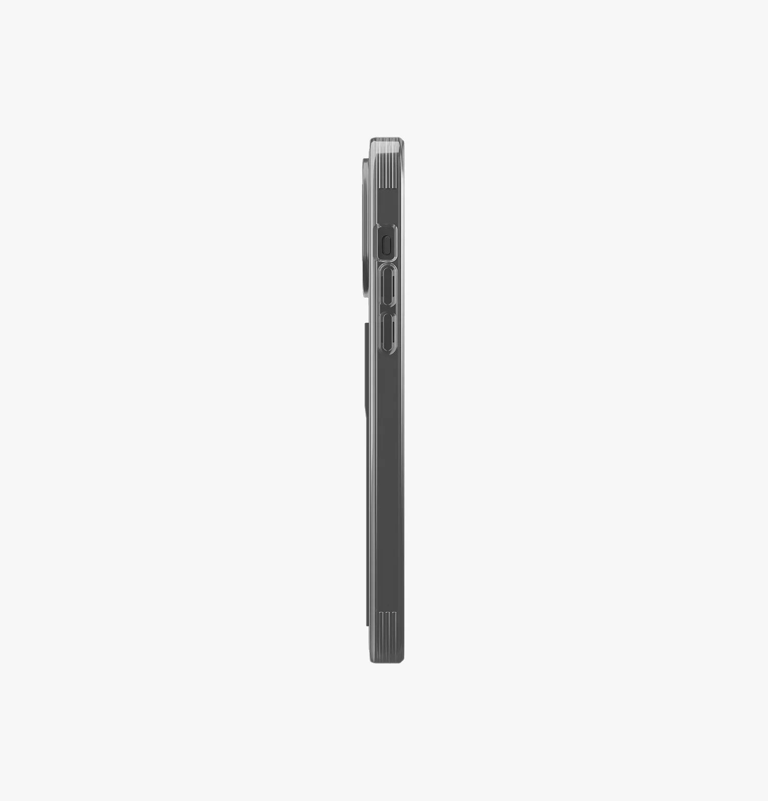 Asli Global iPhone 15 Pro GripMag Case With Silicone Grip | Smoke