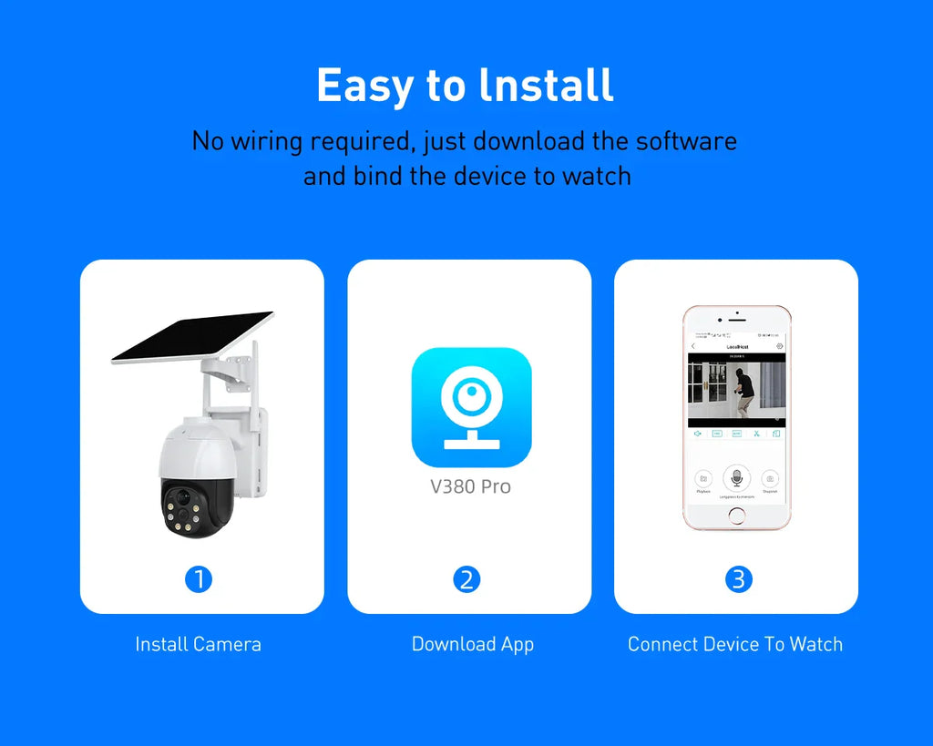 Hd Outdoor Solar Smart Security Camera