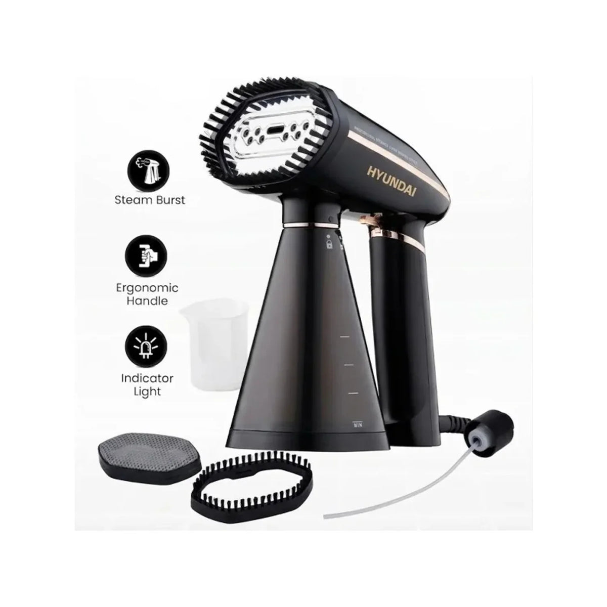 Hyundai Handheld Garment Steamer - 1600W - 320ml