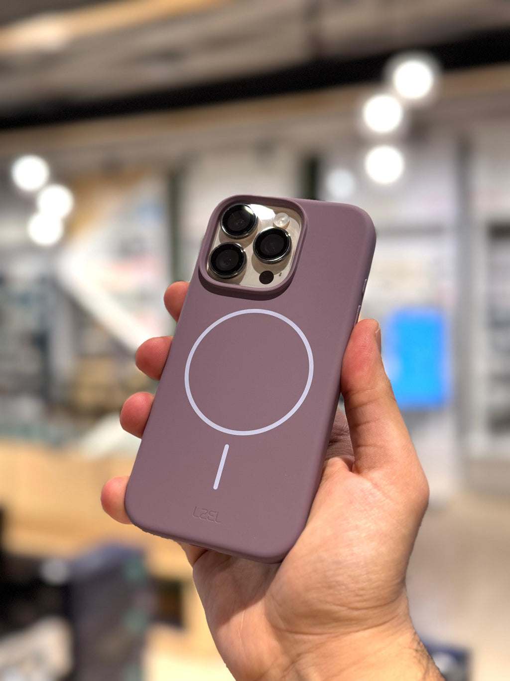 LZEL PrimeMag iPhone 16 Pro Liquid Silicone Case With MagSafe | Sunset Purple