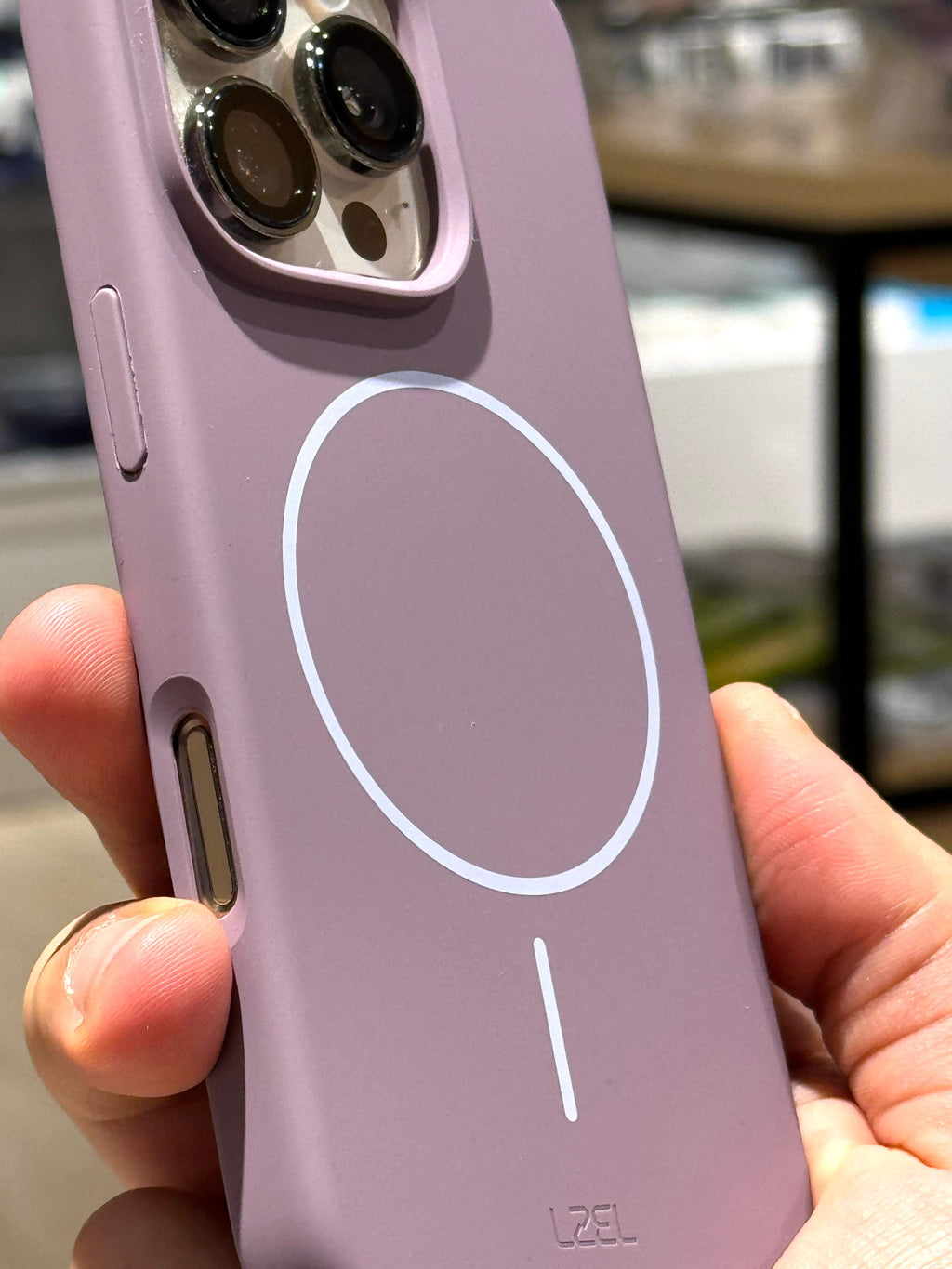 LZEL PrimeMag iPhone 16 Pro Liquid Silicone Case With MagSafe | Sunset Purple