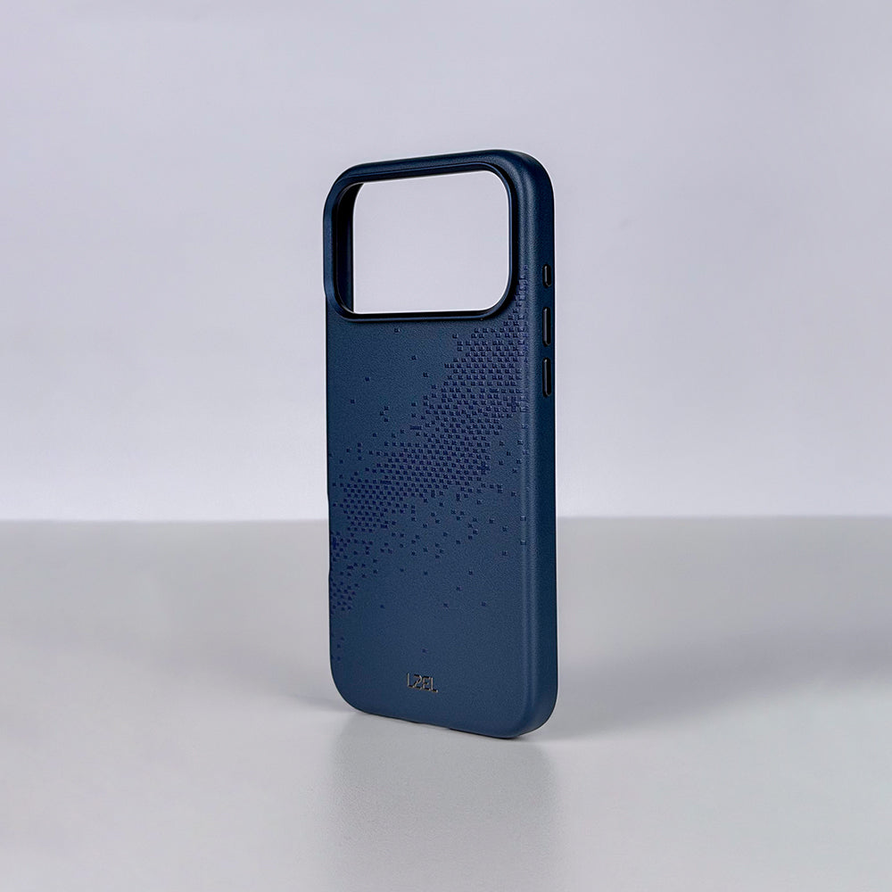 LZEL LEATHERWAVE MAG Premium Leather MagSafe Case with Wave Pattern for iPhone 18 Pro & 18 Pro Max