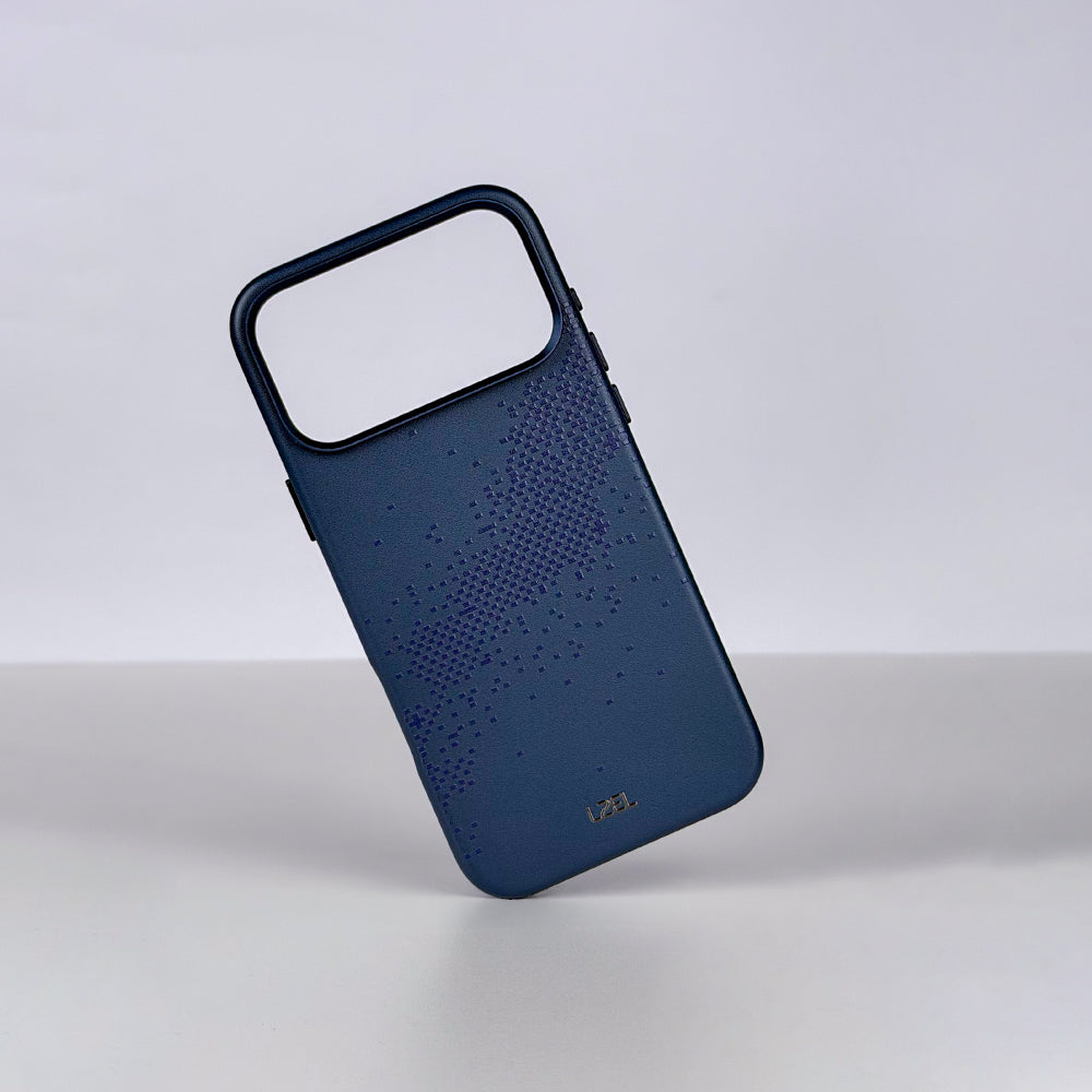 LZEL LEATHERWAVE MAG Premium Leather MagSafe Case with Wave Pattern for iPhone 18 Pro & 18 Pro Max