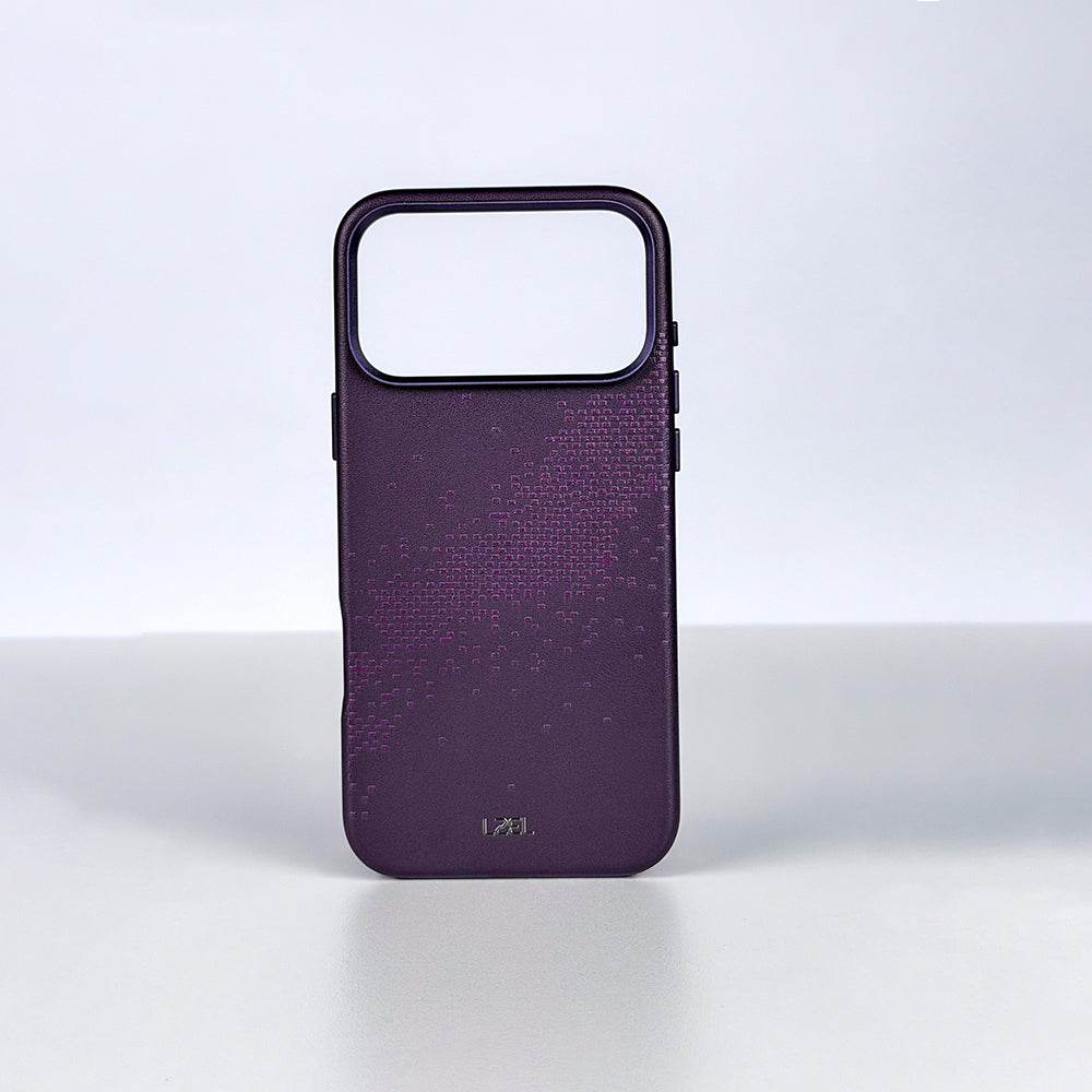 LZEL LEATHERWAVE MAG Premium Leather MagSafe Case with Wave Pattern for iPhone 18 Pro & 18 Pro Max