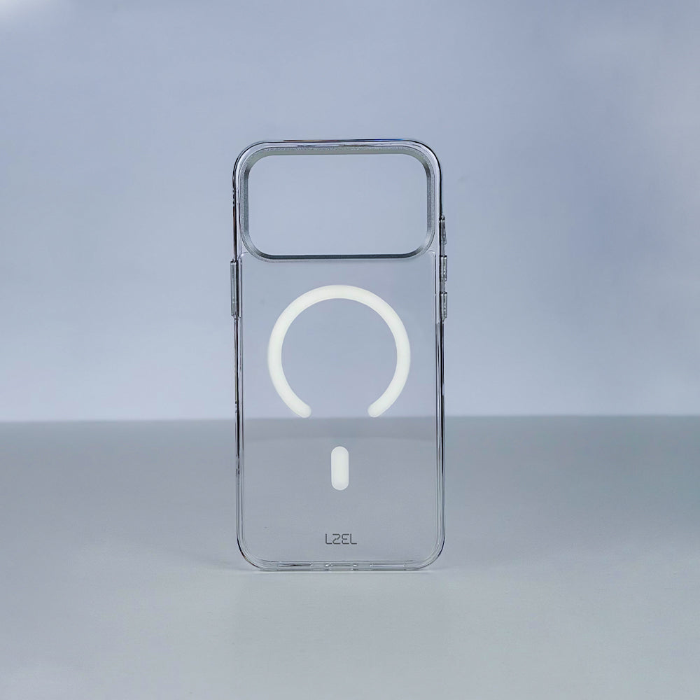 LZEL CLEARSHIELD MAG Crystal Clear MagSafe Case for iPhone 18 Pro & 18 Pro Max | White