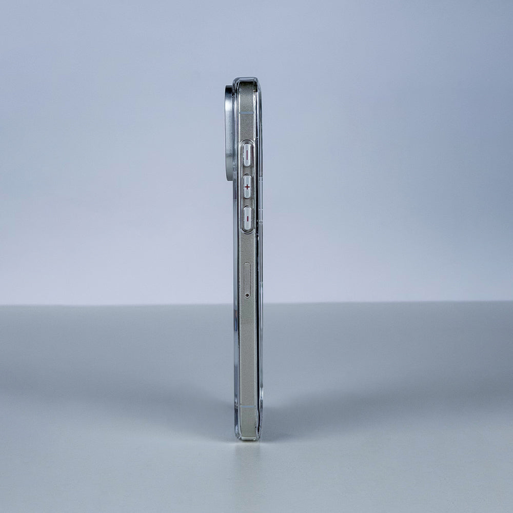 LZEL CLEARSHIELD MAG Crystal Clear MagSafe Case for iPhone 18 Pro & 18 Pro Max | White