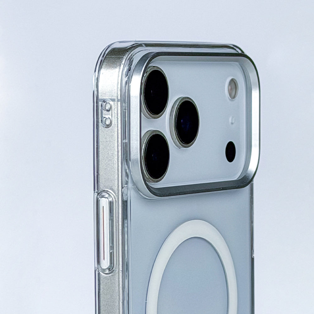 LZEL CLEARSHIELD MAG Crystal Clear MagSafe Case for iPhone 18 Pro & 18 Pro Max | White