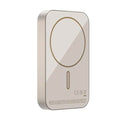 Momax Q.mag X1 10000mAh Magnetic Wireless Battery Pack | Titanium Natural