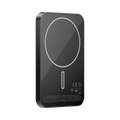 Momax 1-power Q.pass 5000mah Qi2  Magnetic Wireless Ultra Slim  Battery Pack | Black