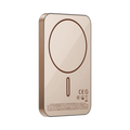 Momax 1-power Q.pass 5000mah Qi2  Magnetic Wireless Ultra Slim  Battery Pack | Desert Titanium