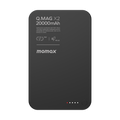 Momax Q.MAG X2 GEN2 20000mAh – MagSafe Compatible Wireless Power Bank | Black