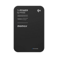 Momax 1-power Q.pass 10000mah Qi2 Magnetic Wireless Ultra Slim  Battery Pack | Black