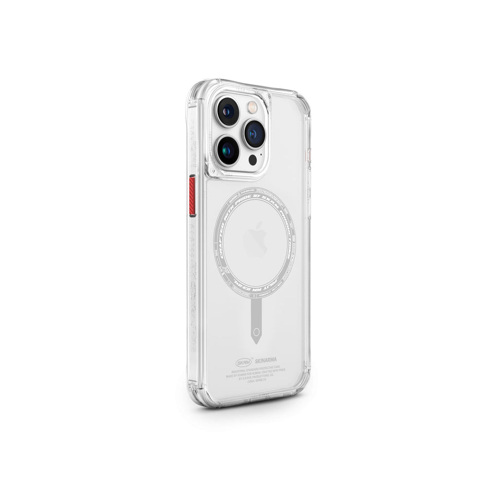 SkinArma iPhone 15 Pro Saido MagSafe Case | Clear