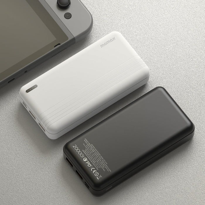 Momax iPower PD 2 20000mAh external battery pack | White