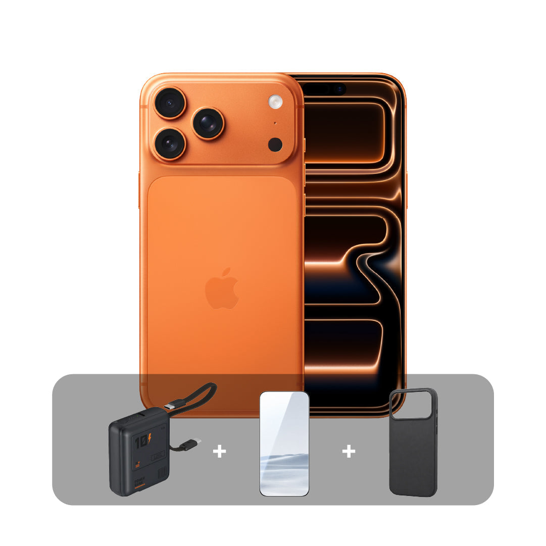 Apple iPhone 17 Pro Max- 256GB - 6.9 inch - Dual eSim+ Bundle Offer (Japanese Version) | Cosmic Orange