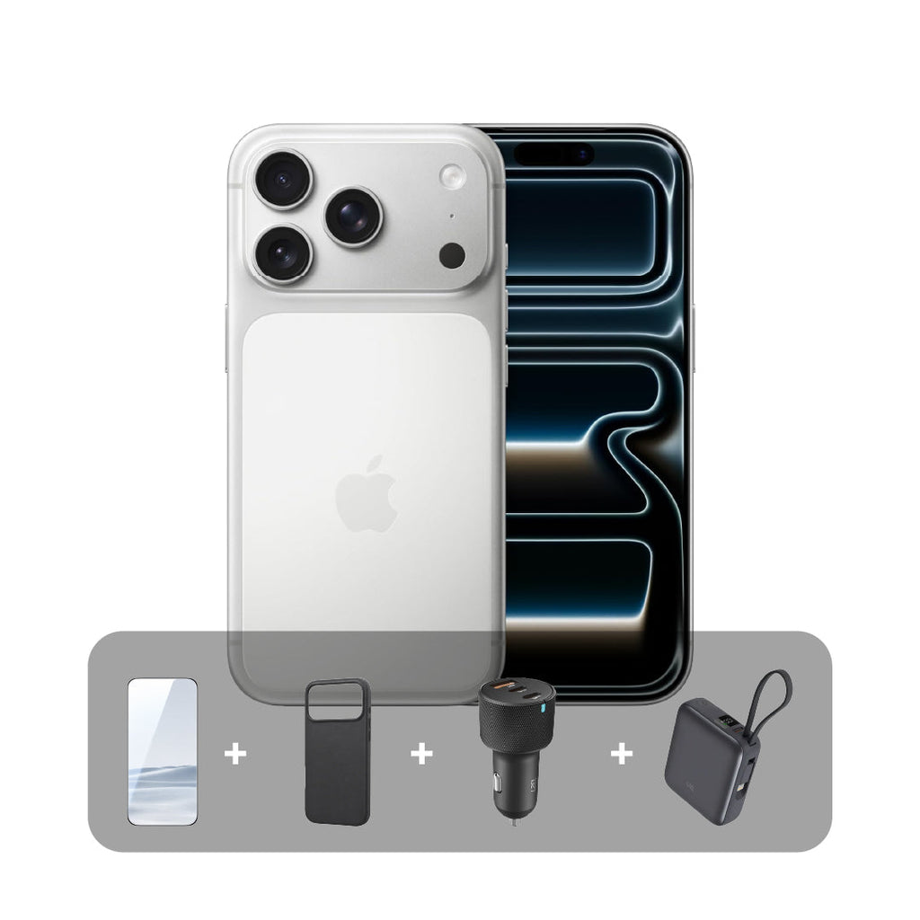 Apple iPhone 17 Pro Max- 512GB - 6.9 inch - SIM + eSim+ Bundle Offer (Hong Kong Version) | Silver
