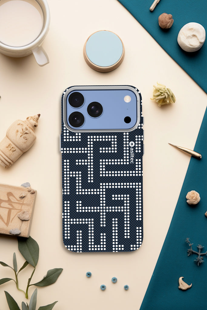 aslitec MAZEMAG MagSafe Case with Metal Accents & Maze Pattern for iPhone 18 Pro Max