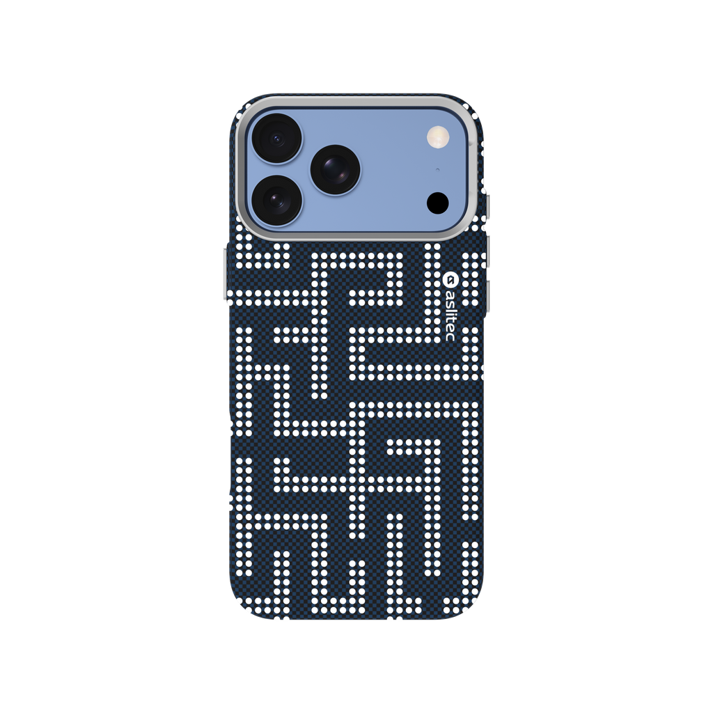 aslitec MAZEMAG MagSafe Case with Maze Pattern & Metal Accents for iPhone 18 Pro & 18 Pro Max