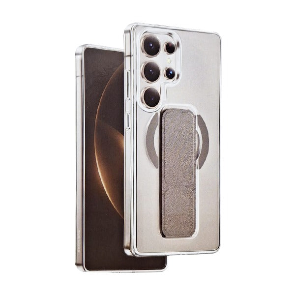 Keephone Galaxy S25 Utlra Snapgrip MagSafe Grip Case | Titanium Gray