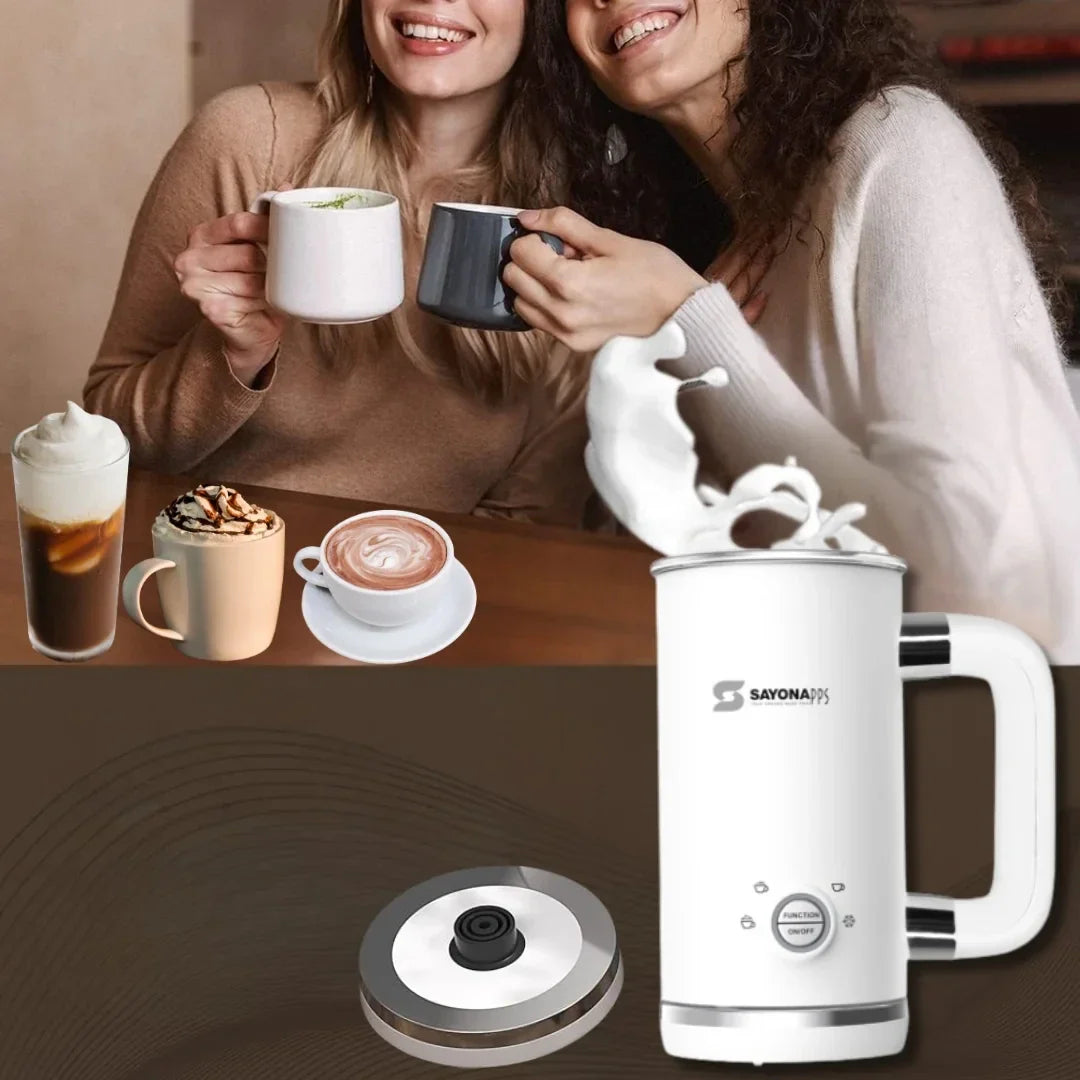 Sayona 4 in 1 Hot/Cold Milk Frother